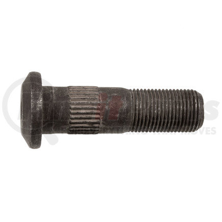 WA07-6220 by WORLD AMERICAN - Wheel Stud - Right Hand, 3-3/8" Length, Headed Disc, Serrated Body, with Raised Shoulder