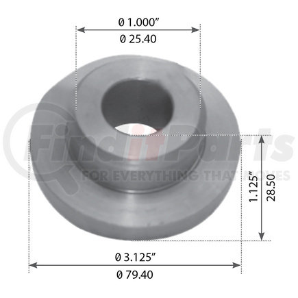 WA12-2011 by WORLD AMERICAN - Suspension Equalizer Beam Washer - 1.000" ID, 3.125" OD, 1.125" Height