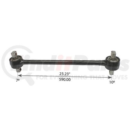 WA12-2273 by WORLD AMERICAN - Axle Torque Rod - Rigid, 23.230 Angle, 7-10 Degree, with Bushing, for Freightliner