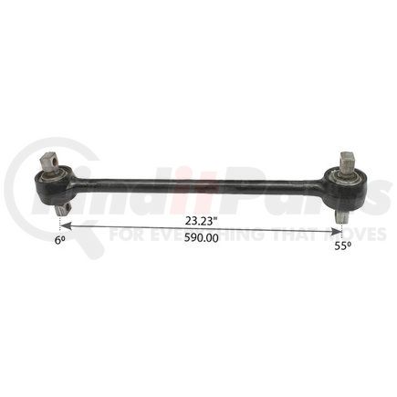 WA12-2274 by WORLD AMERICAN - Axle Torque Rod - Rigid, 23.230 Angle, 6-55 Degree, with Bushing, for Freightliner