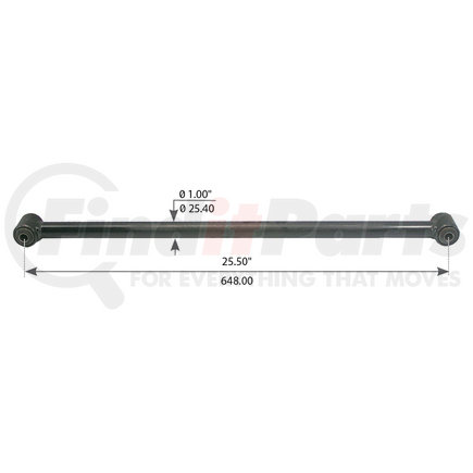 WA12-2459 by WORLD AMERICAN - Suspension Stabilizer Bar - 25.50" Length, 1.00" Diameter, for Freightliner