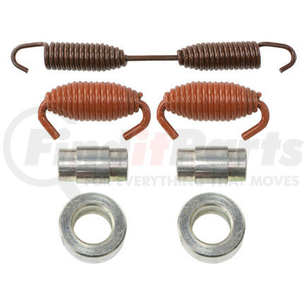 WA08-5095 by WORLD AMERICAN - Drum Brake Hardware Kit - for Dana 23-1/4" Brakes with Cast Shoes