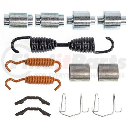 WA08-5101 by WORLD AMERICAN - Drum Brake Hardware Kit - for Dana/Spicer 12-1/2" Brake, with Fabricated Shoes