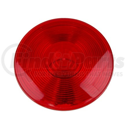 WA10227R by WORLD AMERICAN - Brake / Tail / Turn Signal Light - Red, 4 inches, Round, Plain