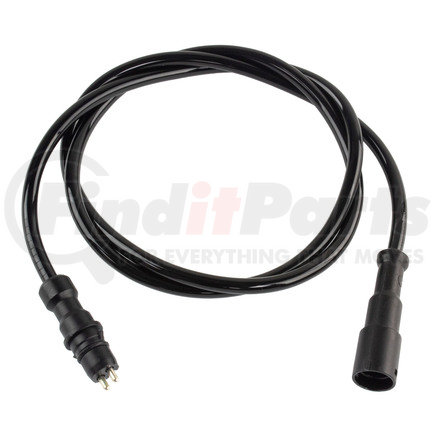 WA1319801 by WORLD AMERICAN - ABS Wheel Speed Sensor Wiring Harness - Straigth, 43" Cable Length, 2 Pin Din