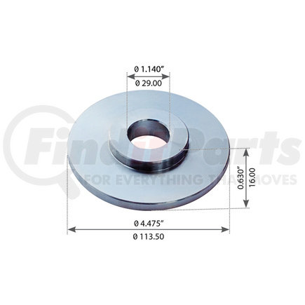 WA16-0001 by WORLD AMERICAN - Air Ride Suspension Alignment Collar - 1.140" ID, 4.475" OD, 0.630" Height