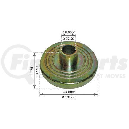 WA16-0004 by WORLD AMERICAN - Concentric Collar - For Hendrickson Suspension Systems