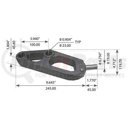 WA12-2520 by WORLD AMERICAN - Lower Shock Bracket