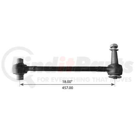 WA12-5240 by WORLD AMERICAN - Axle Torque Rod - Rigid, 18.000 Angle, 0 Degree, with Bushing, for Mack