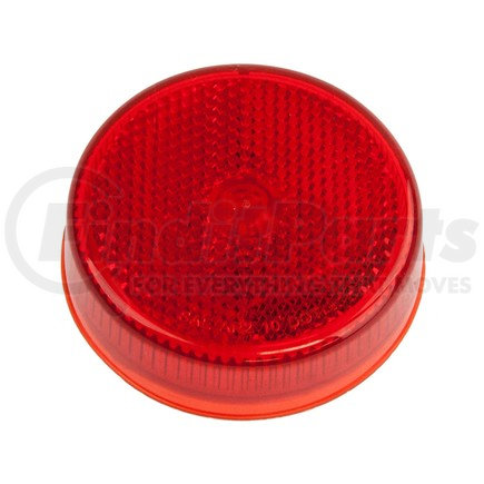 WA20207R by WORLD AMERICAN - Side Marker Light - Red, 2.5 inches, Round, with Reflector