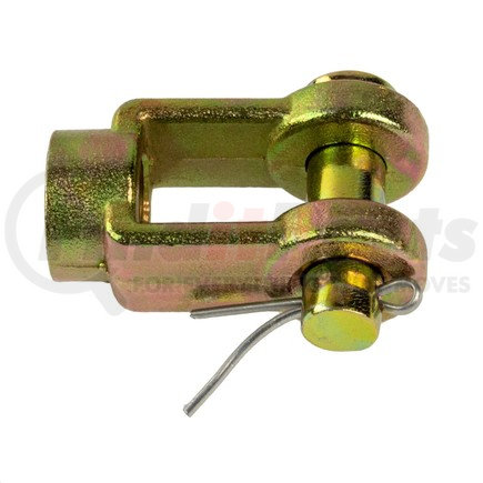 WA228790N by WORLD AMERICAN - Air Brake Slack Adjuster Clevis - 5/8"-18 Thread Dia., 1/2" Clevis Pin Dia., 1/2" Straight