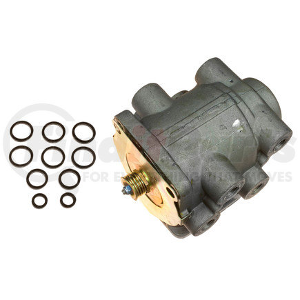 WA284760 by WORLD AMERICAN - Air Brake Foot Valve - 2 Delivery Ports, 3 Supply Ports, .375-24 Mount, 1/4" NPT