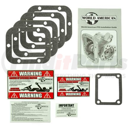 WA20-03-1079 by WORLD AMERICAN - Power Take Off (PTO) Mounting Gasket - 6 Bolt Holes