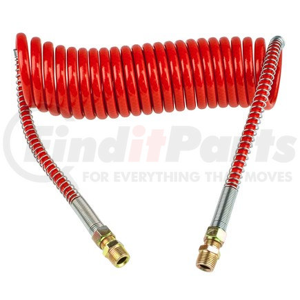 WA451036NRED by WORLD AMERICAN - COILED AIR HOSE RED ONLY
