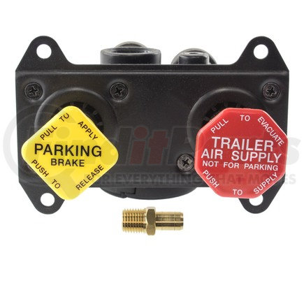 WA800573 by WORLD AMERICAN - Air Brake Control Valve - 5 Ports, 1/4" NPT, 4.225" Length, 3" Width