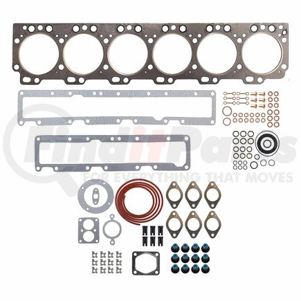 WA902-15-5807 by WORLD AMERICAN - Engine Gasket Set - Upper, Fits Cummins 6C 4025271