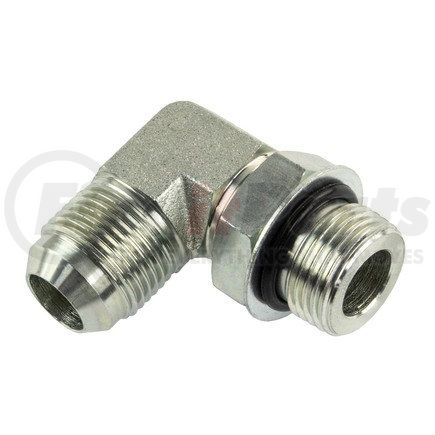 WAF-MM-J12O1290 by WORLD AMERICAN - Hydraulic Coupling / Adapter - 12 JIC Male, 12 Orb Male, Elbow