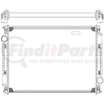 376753351 by HELLA - Radiator