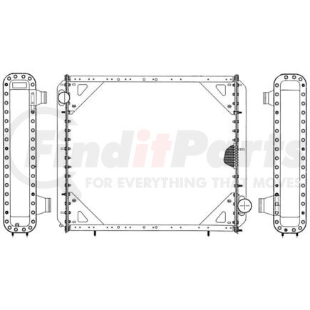 376753451 by HELLA - Radiator