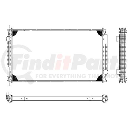 376753561 by HELLA - Radiator