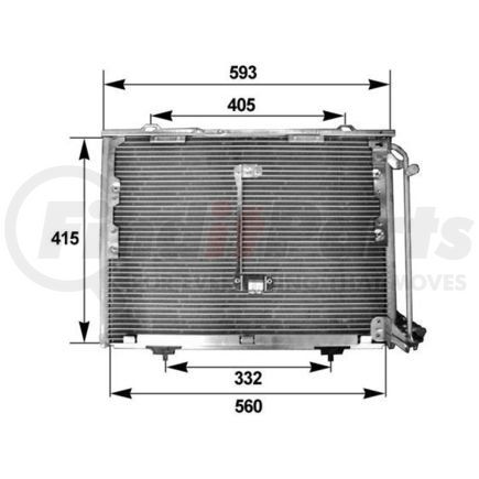 351036011 by HELLA - Condenser