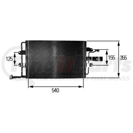 351037651 by HELLA - Condenser