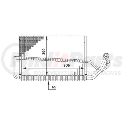 351211291 by HELLA - A/C Evaporator Core