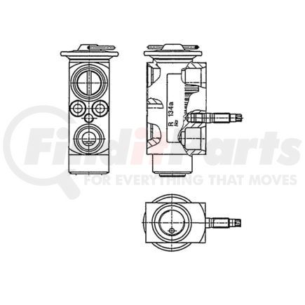 351234201 by HELLA - EXPANSION VALVE A/C