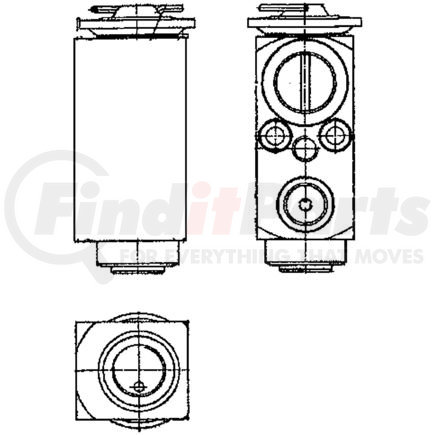351285031 by HELLA - A/C Expansion Valve