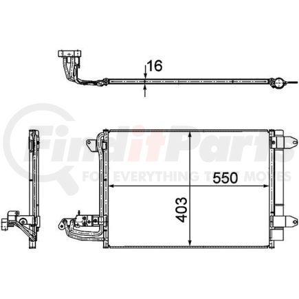 351301041 by HELLA - Condenser