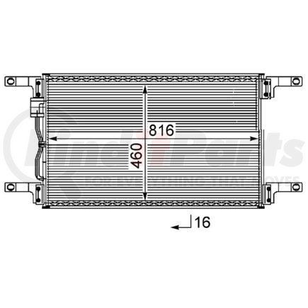 351318231 by HELLA - Condenser