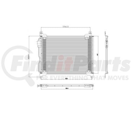 351318461 by HELLA - Condenser