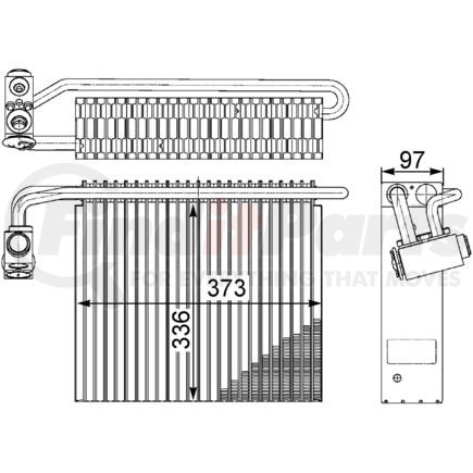 351330361 by HELLA - A/C Evaporator Core