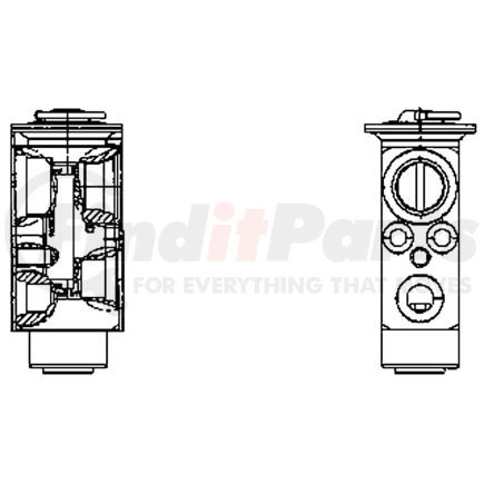 351336151 by HELLA - A/C Expansion Valve
