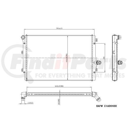 376782021 by HELLA - Radiator