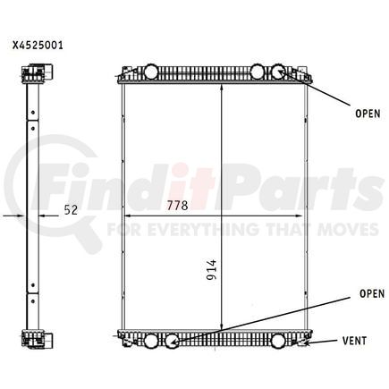 376761551 by HELLA - Radiator
