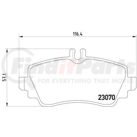 355018281 by HELLA - Disc Brake Pad Set