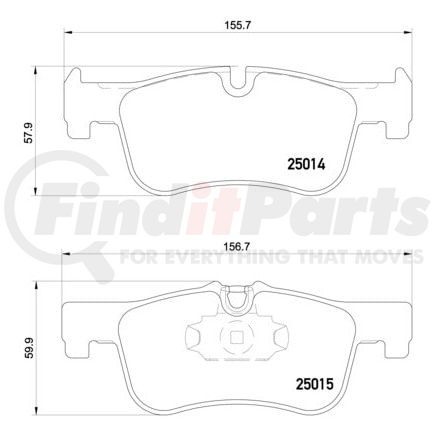 355020201 by HELLA - Disc Brake Pad Set