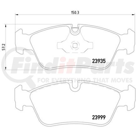 355011281 by HELLA - Disc Brake Pad Set