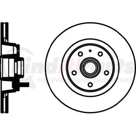 355100871 by HELLA - Disc Brake Rotor