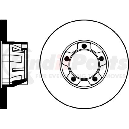 355100901 by HELLA - Disc Brake Rotor