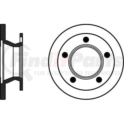 355101471 by HELLA - Disc Brake Rotor