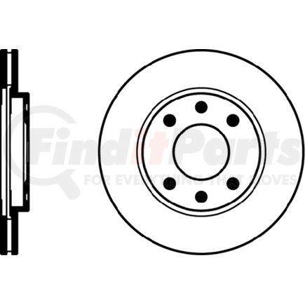 355101801 by HELLA - Disc Brake Rotor