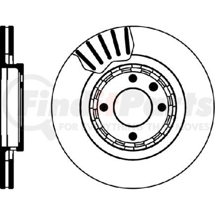 355101831 by HELLA - Disc Brake Rotor