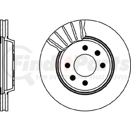 355102081 by HELLA - Brake Rotor