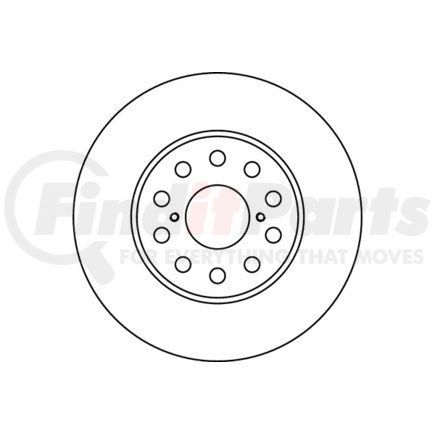 355113071 by HELLA - Disc Brake Rotor