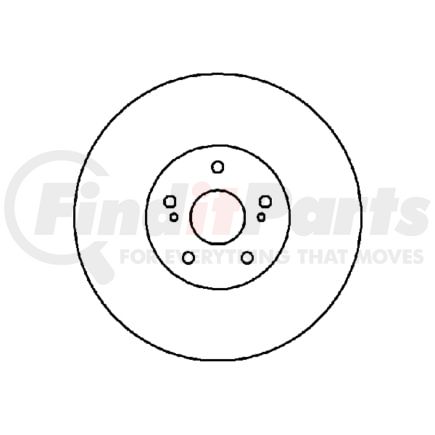 355113621 by HELLA - Brake Rotor