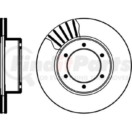 355104761 by HELLA - Disc Brake Rotor