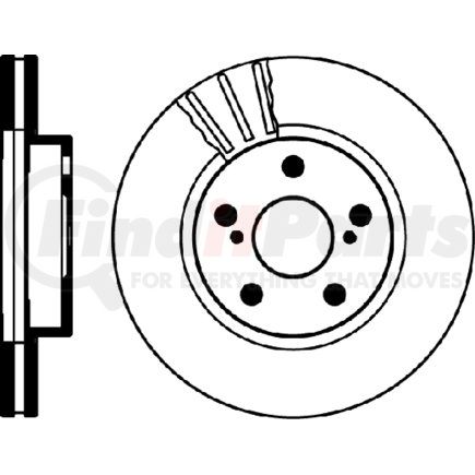 355104891 by HELLA - Disc Brake Rotor