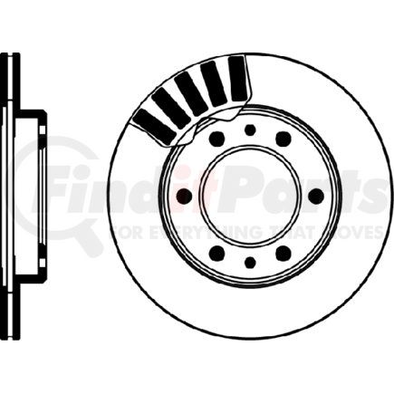 355105191 by HELLA - Disc Brake Rotor